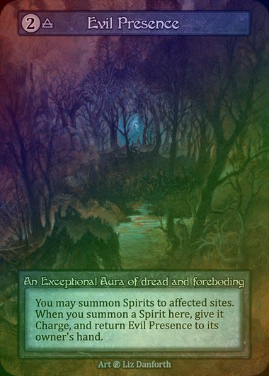 【FOIL】[Air] Evil Presence [beta-Exceptional]